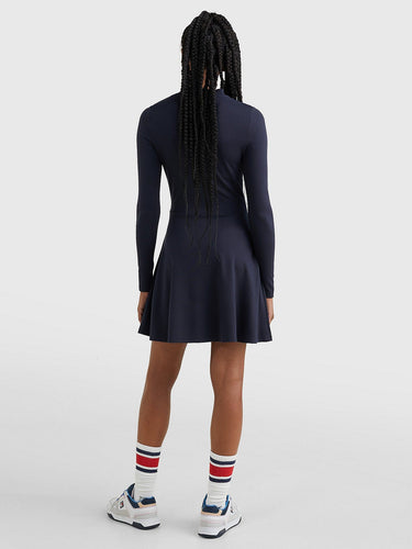Tommy Hilfiger Kleider DW0DW14394 C87 | TJW SERIF LINEAR FIT FLARE DRESS